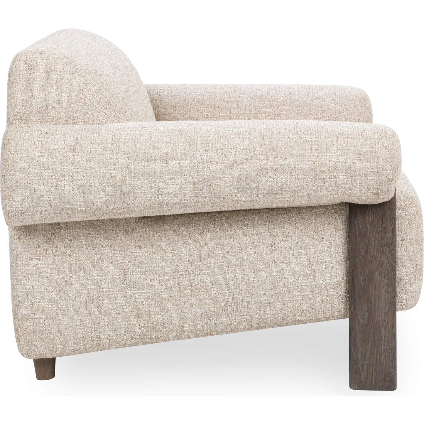 002 SI-2533236 | Additional Silo | Malia Upholstered Fabric Accent Chair by Classic Home in latte. Made from 100% polyester, oak veneer in a unique style.