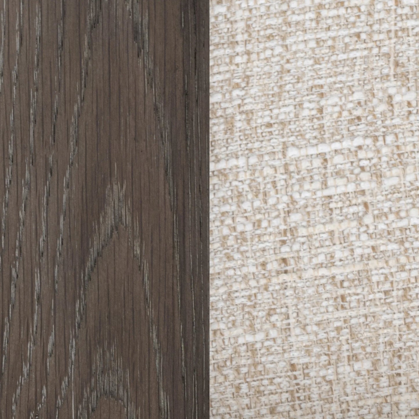 006 SI-2533236 | Closeup | Malia Upholstered Fabric Accent Chair by Classic Home in latte. Made from 100% polyester, oak veneer in a unique style.