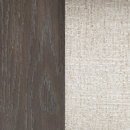 Malia Upholstered Fabric Sofa by Classic Home in latte. Made from 100% polyester, oak veneer in a unique style.