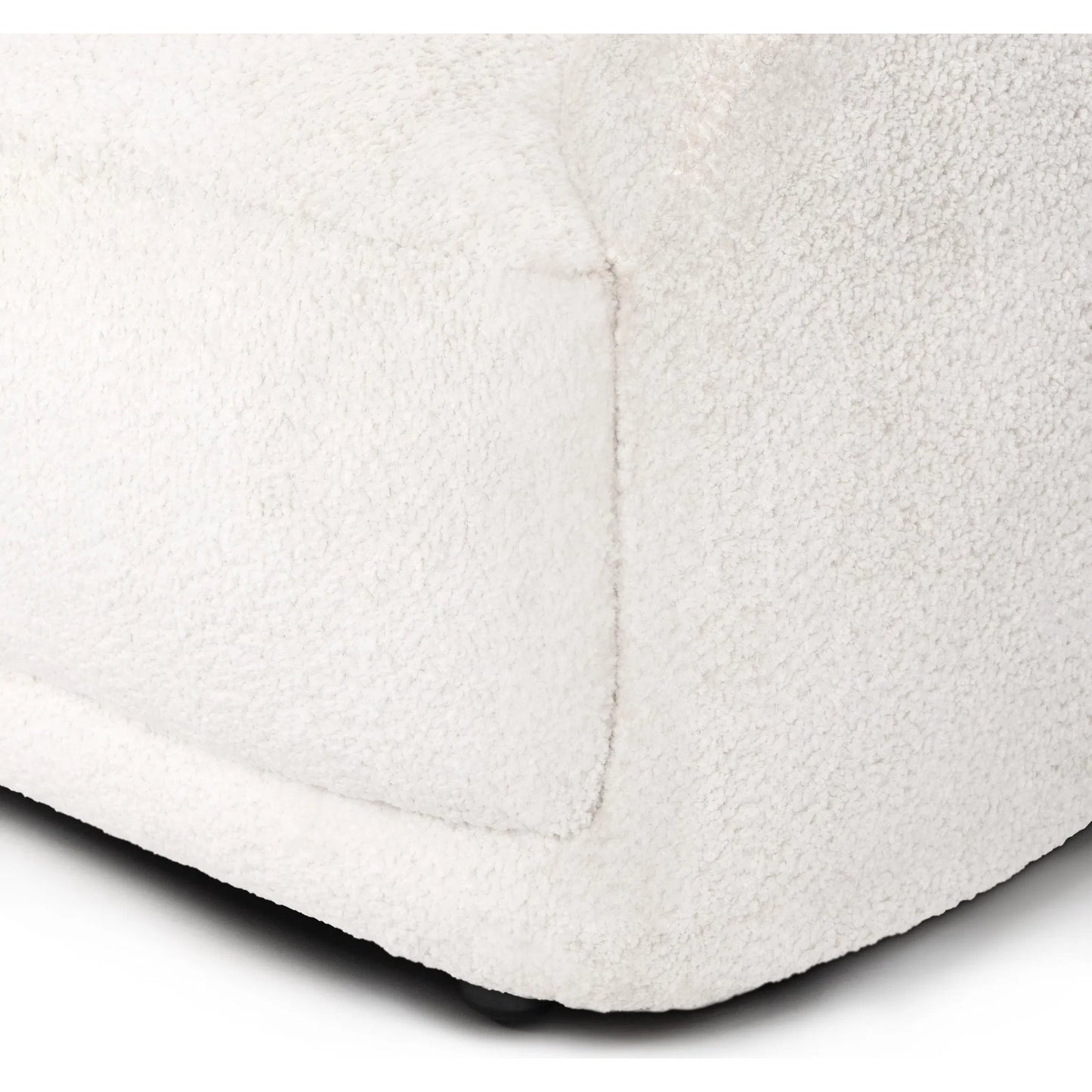 005 SI-2533238 | Closeup | Argon Upholstered Fabric Sofa by Classic Home in ivory blush. Made from 100% polyester in a unique style.