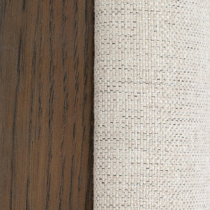 Estelle Upholstered Dining Chairs (Set of 2) by Classic Home in soft cocoa. Made from 100% polyester, oak wood in a unique style.