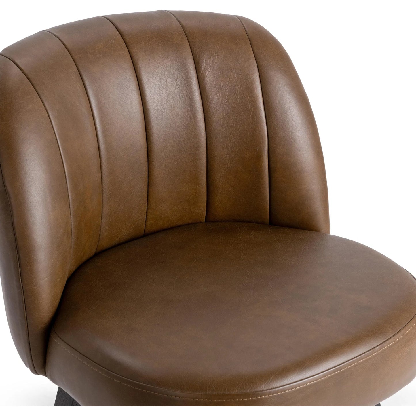 009 SI-2537846 | Closeup | Della Top Grain Leather Counter Stool by Classic Home. Made from unique in a unique style.