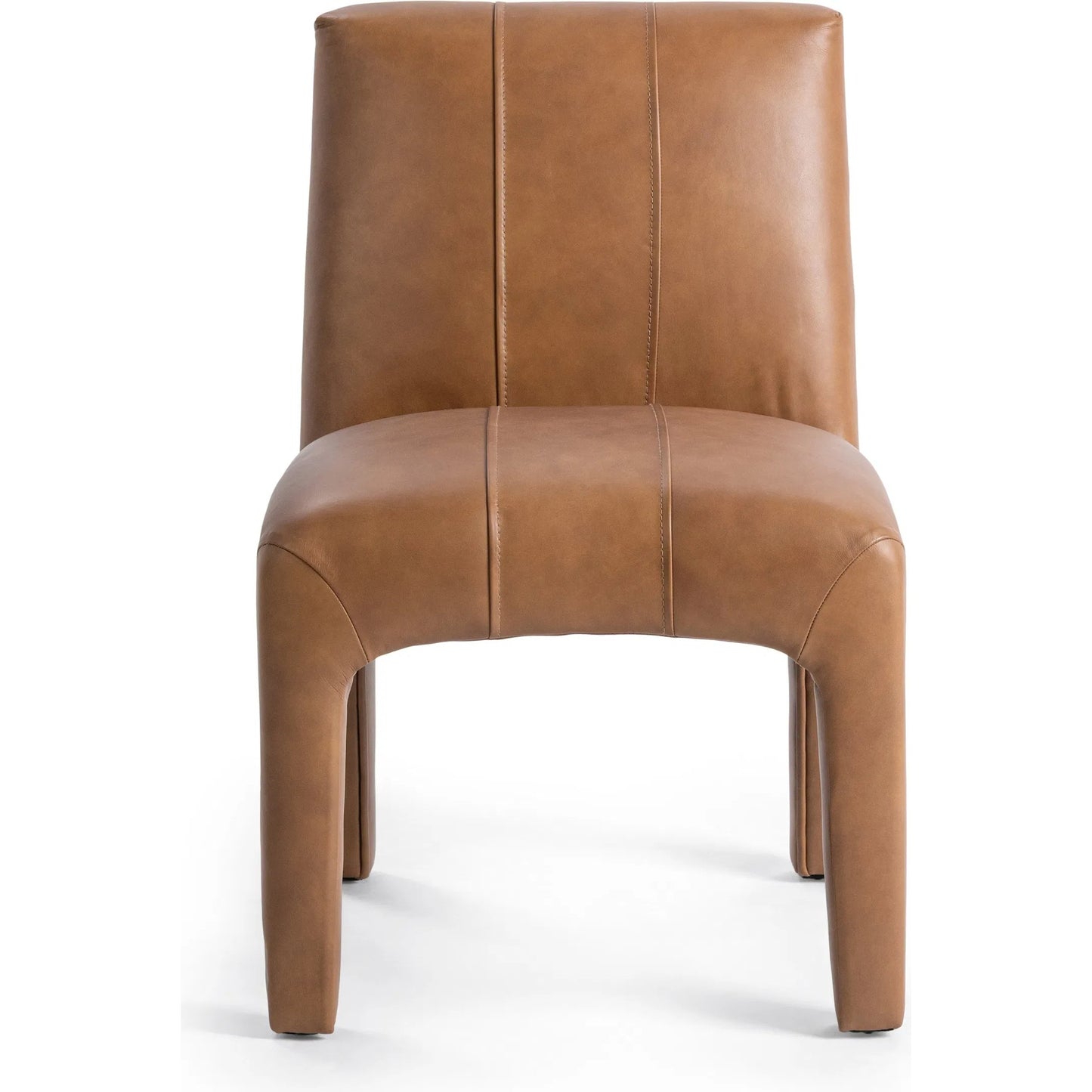 002 SI-2537815 | Additional Silo | Liliana Dining Chair by Classic Home in tan. Made from top grain leather in a unique style.
