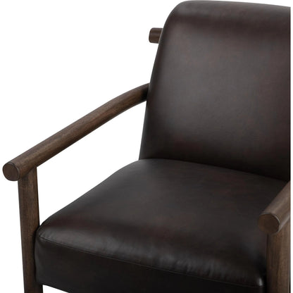 Azoria Leather Accent Chair by Classic Home. Made from unique in a modern style.