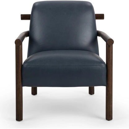 Azoria Leather Accent Chair by Classic Home. Made from unique in a modern style.