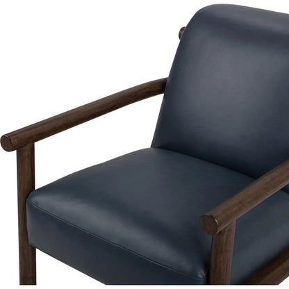 Azoria Leather Accent Chair by Classic Home. Made from unique in a modern style.