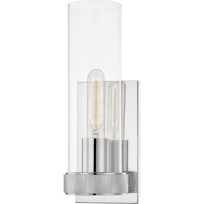 Briggs Wall Sconce by Hudson Valley. Made from steel in a transitional style.