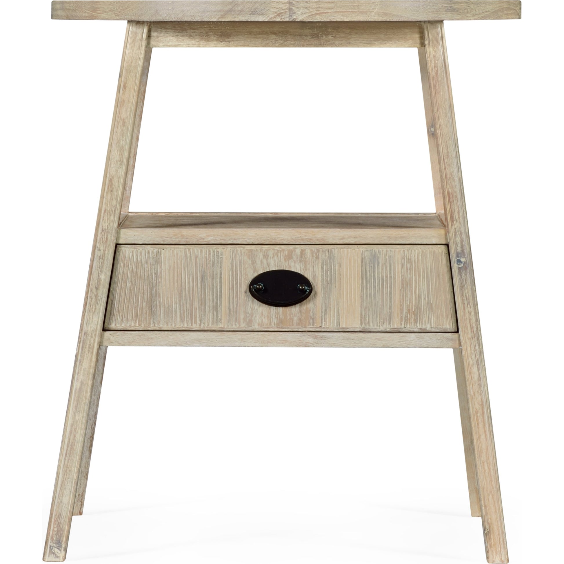 William Yeoward Bywater Washed Acacia Side Table by Jonathan Charles in white and washed acacia. Made from acacia in a cottage & farmhouse style.