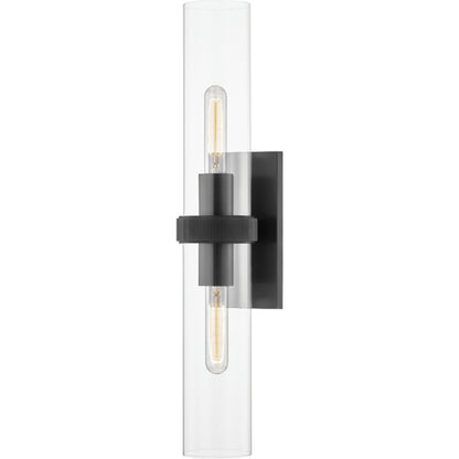 Briggs Wall Sconce by Hudson Valley. Made from steel in a transitional style.