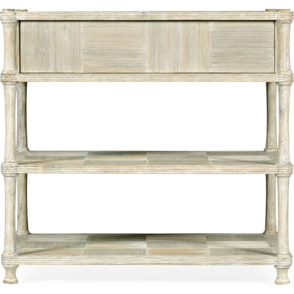 William Yeoward - Bywater Side Table with Drawer by Jonathan Charles in washed acacia. Made from acacia in a transitional style.