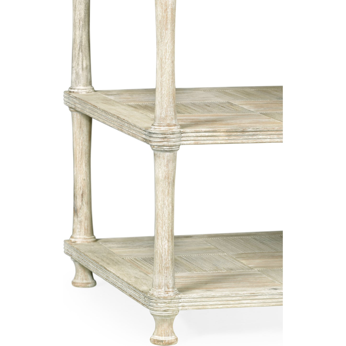 006 SR-846571 | Closeup | William Yeoward - Bywater Side Table with Drawer by Jonathan Charles in washed acacia. Made from acacia in a transitional style.
