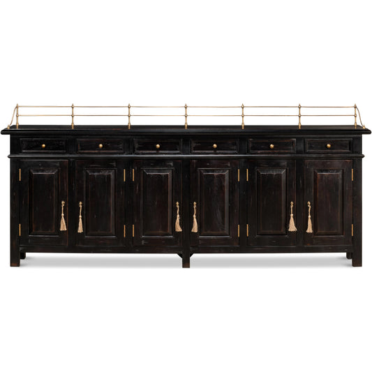 Covent Gardens Sideboard by Sarreid Ltd.. Made from acacia wood in a transitional style.