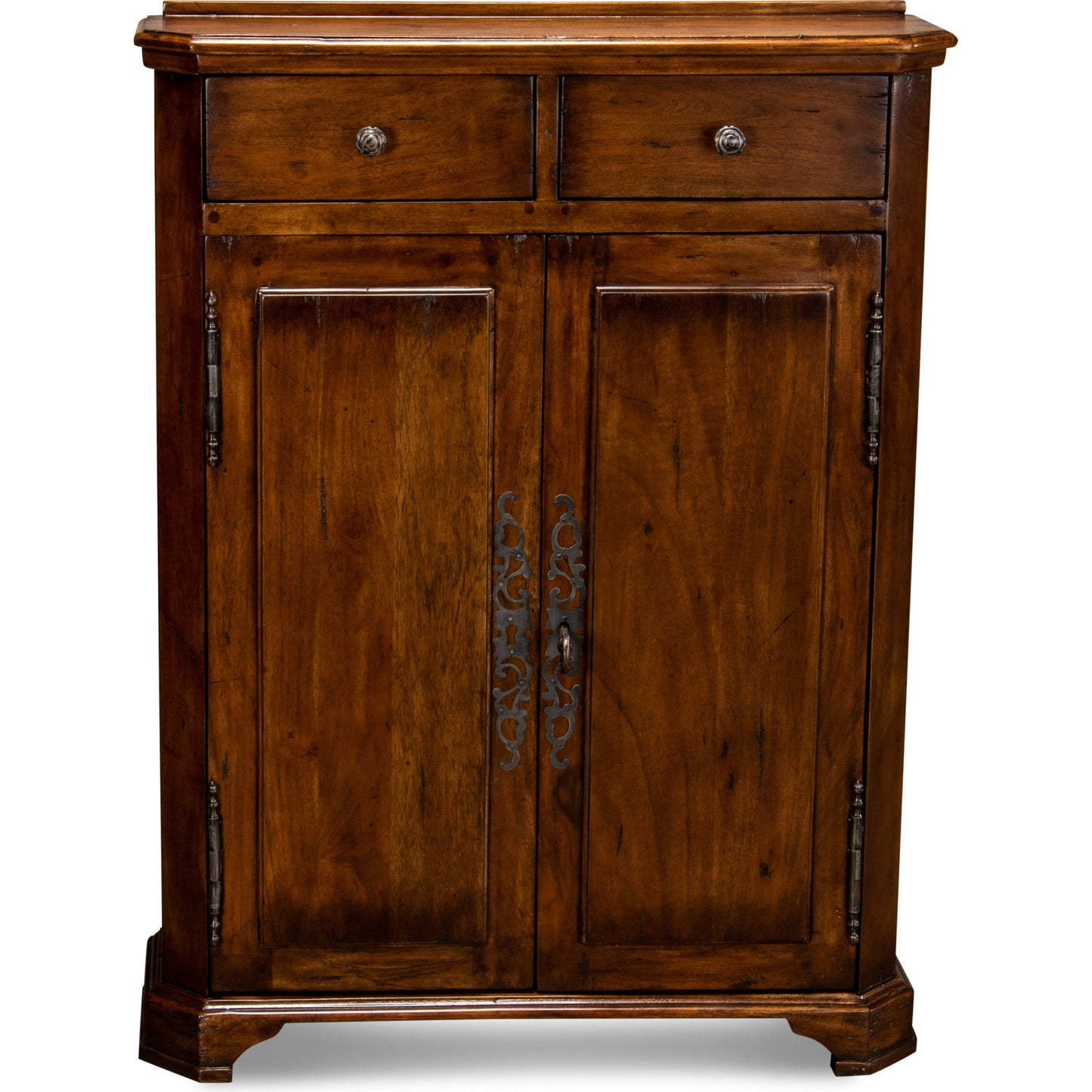004 SR-857429 | Additional Silo | Austrian Hall Cabinet by Sarreid Ltd. in brown. Made from unique in a traditional style.