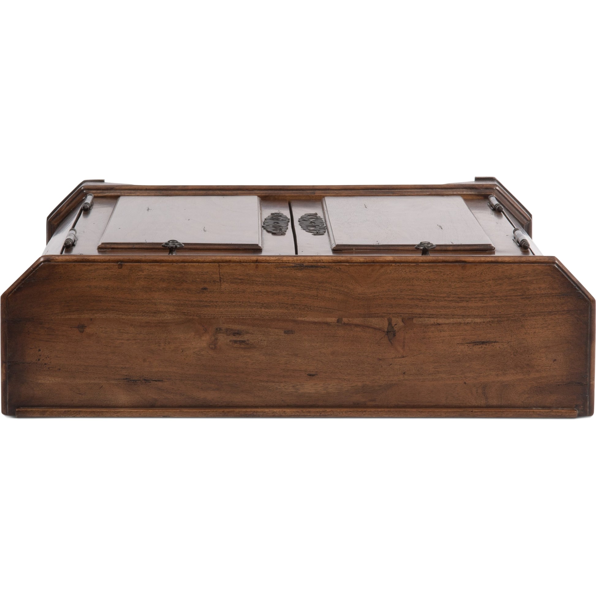 Austrian Hall Cabinet by Sarreid Ltd. in brown. Made from unique in a traditional style.