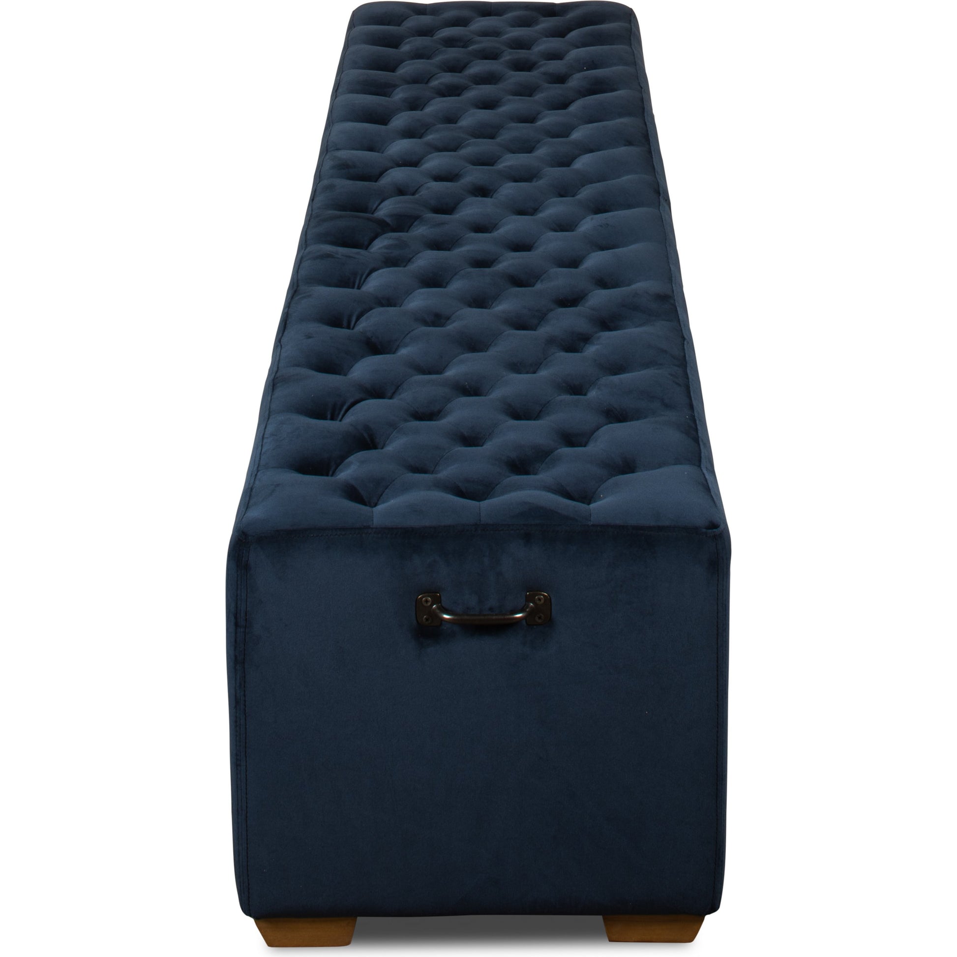 Tufted Bench by Sarreid Ltd. in beige and beige linen. Made from oak, linen in a cottage & farmhouse style.