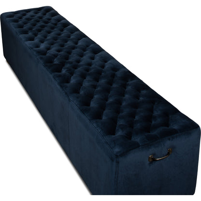 Tufted Bench by Sarreid Ltd. in beige and beige linen. Made from oak, linen in a cottage & farmhouse style.