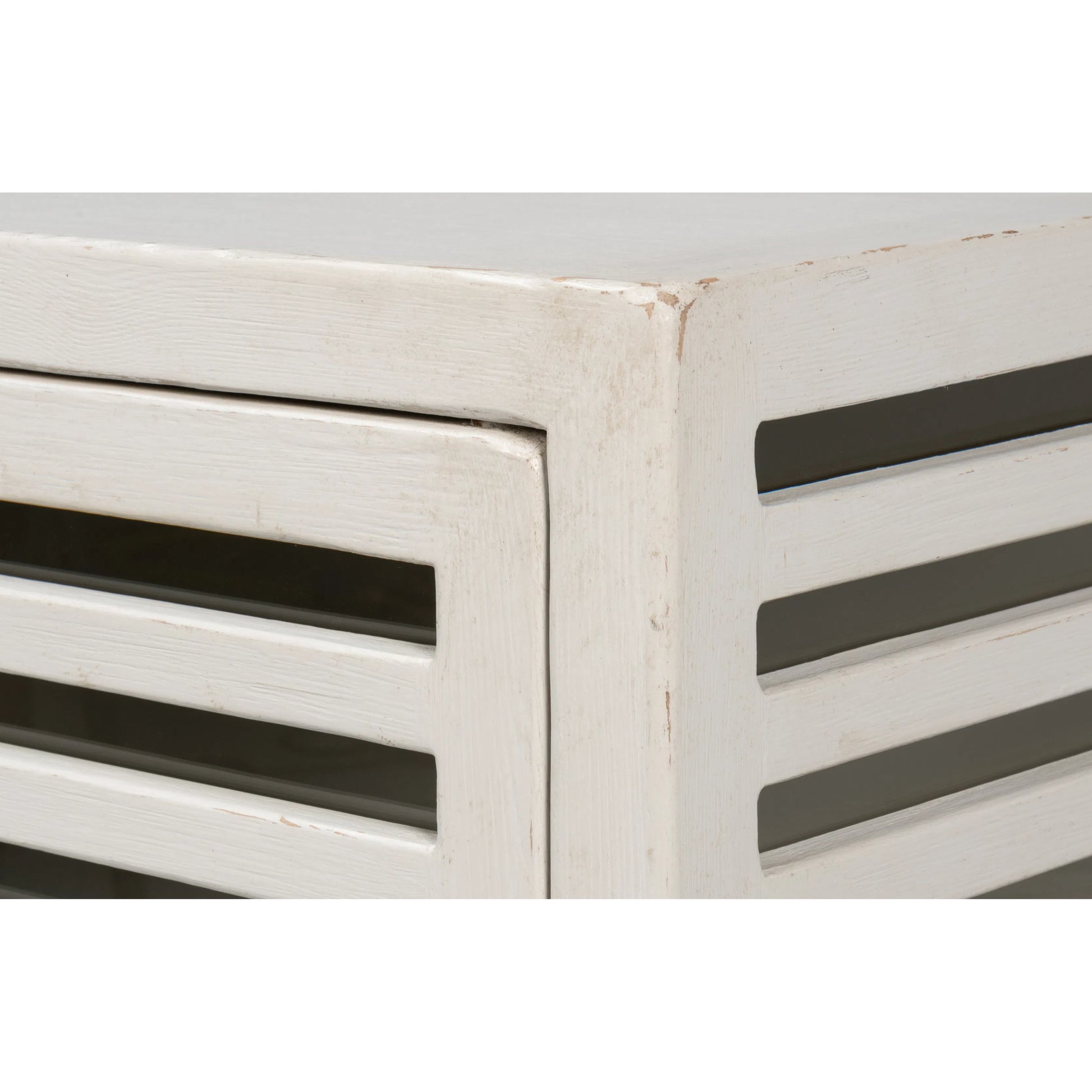 St. Nevis Sideboard by Sarreid Ltd. in gray. Made from pine in a cottage & farmhouse style.