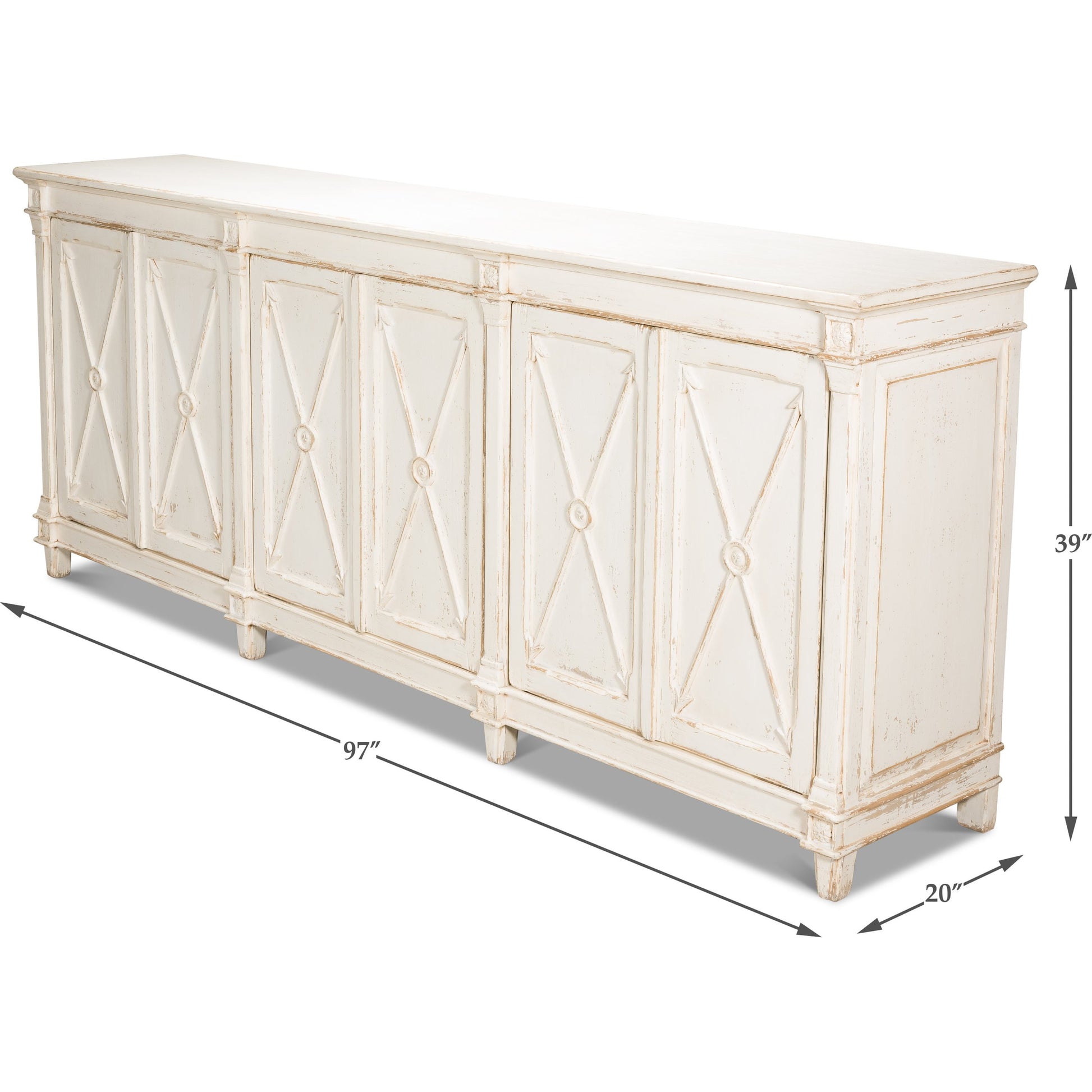 Marksman Cabinet II by Sarreid Ltd.. Made from unique in a traditional style.