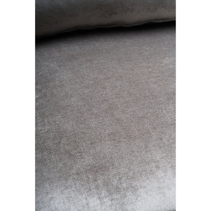 Brittani Club Chair by Classic Home in gray upholstery, natural distressed frame. Made from upholstery: 95% polyester 3% nylon 2% silk, 100% jute, oak wood legs in a cottage & farmhouse style.
