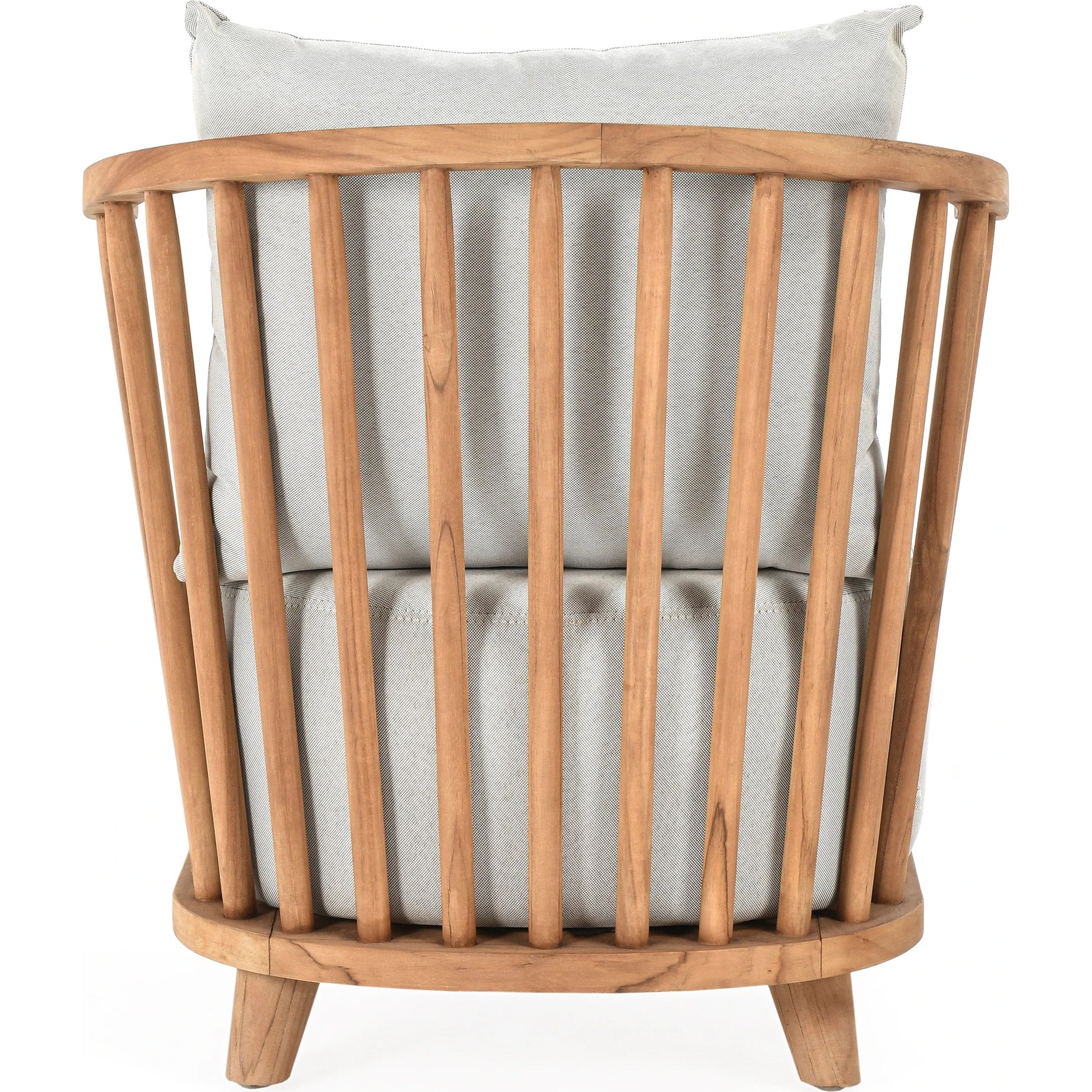 Hearst Outdoor Accent Chair Natural by Classic Home in natural. Made from teak wood, 100% olefin in a modern style.