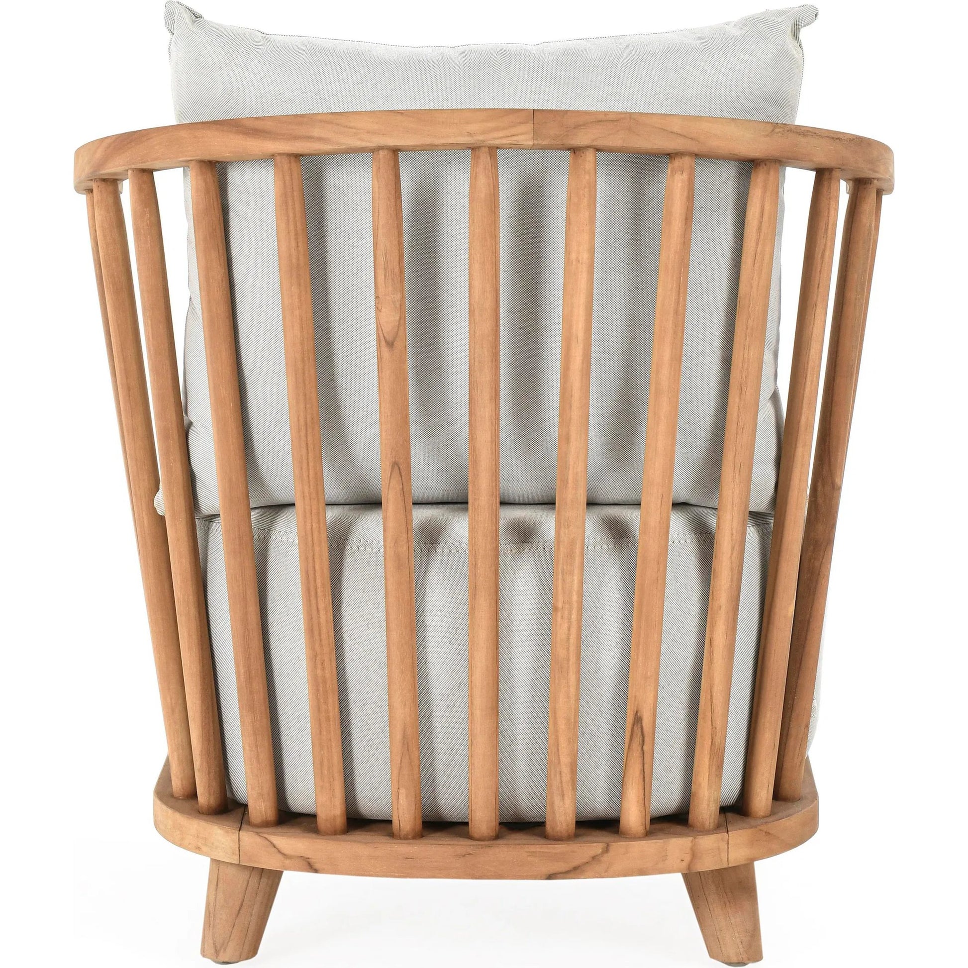 Hearst Outdoor Accent Chair Natural by Classic Home in natural. Made from teak wood, 100% olefin in a modern style.