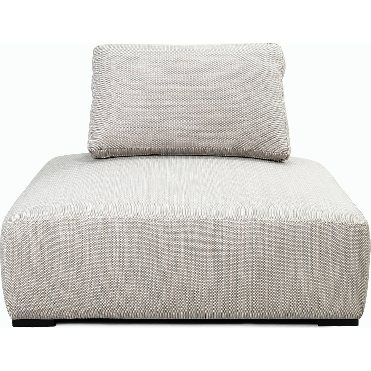 002 SI-2162642 | Additional Silo | Nico Outdoor Square Lounge Chair by Classic Home in light gray. Made from 100% olefin, aluminum in a modern style.