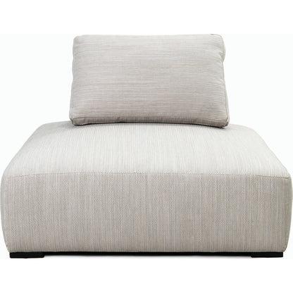 Nico Outdoor Square Lounge Chair by Classic Home in light gray. Made from 100% olefin, aluminum in a modern style.