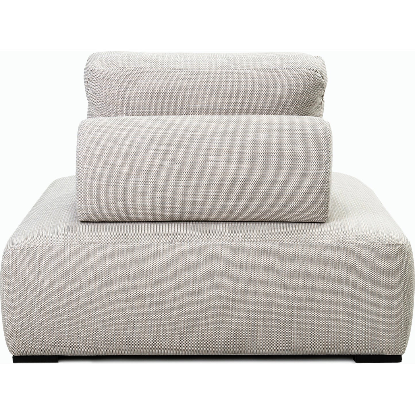 005 SI-2162642 | Additional Silo | Nico Outdoor Square Lounge Chair by Classic Home in light gray. Made from 100% olefin, aluminum in a modern style.