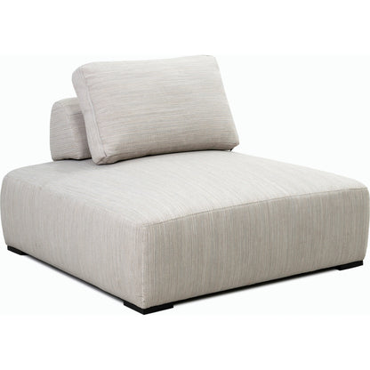 Nico Outdoor Square Lounge Chair by Classic Home in light gray. Made from 100% olefin, aluminum in a modern style.