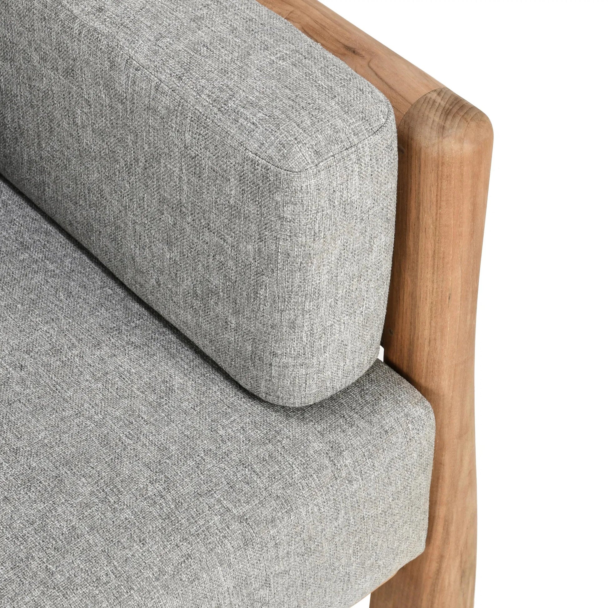 Aston Teak Outdoor Accent Chair by Classic Home in natural, gray. Made from unique in a transitional style.