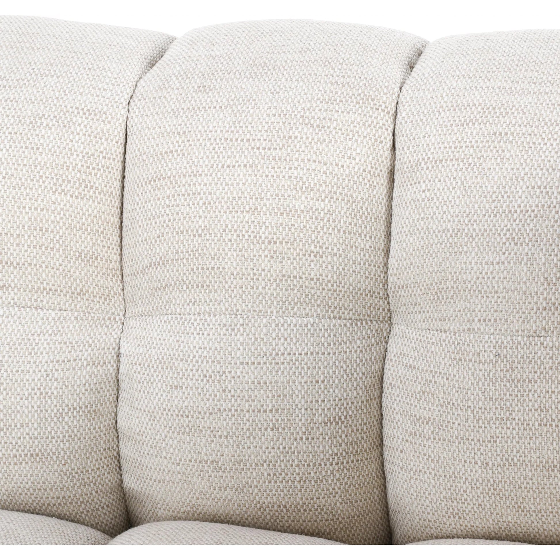 Walter Tufted Fabric Beige Sofa by Classic Home. Made from unique in a transitional style.