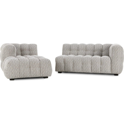 Walter Two-Piece Left Chaise Sectional by Classic Home in taupe. Made from 100% polyester, rubberwood in a transitional style.