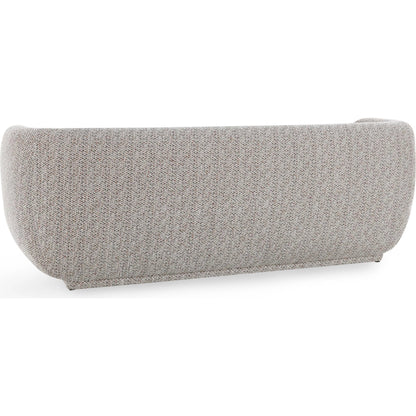 Nico 93" Brick Curved Sofa by Classic Home. Made from 100% polyester in a transitional style.