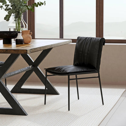 Mayer Genuine Leather Dining Chair (Set of 2) by Classic Home. Made from unique in a modern style.