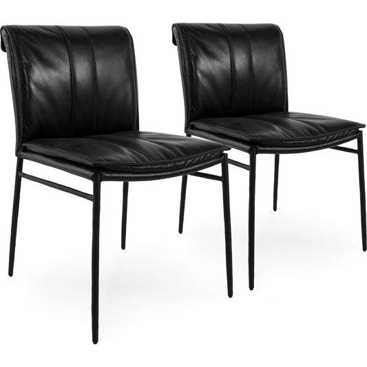 Mayer Genuine Leather Dining Chair (Set of 2) by Classic Home. Made from unique in a unique style.
