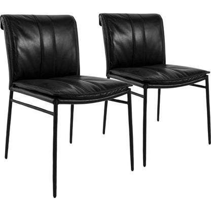 Mayer Genuine Leather Dining Chair (Set of 2) by Classic Home. Made from unique in a modern style.
