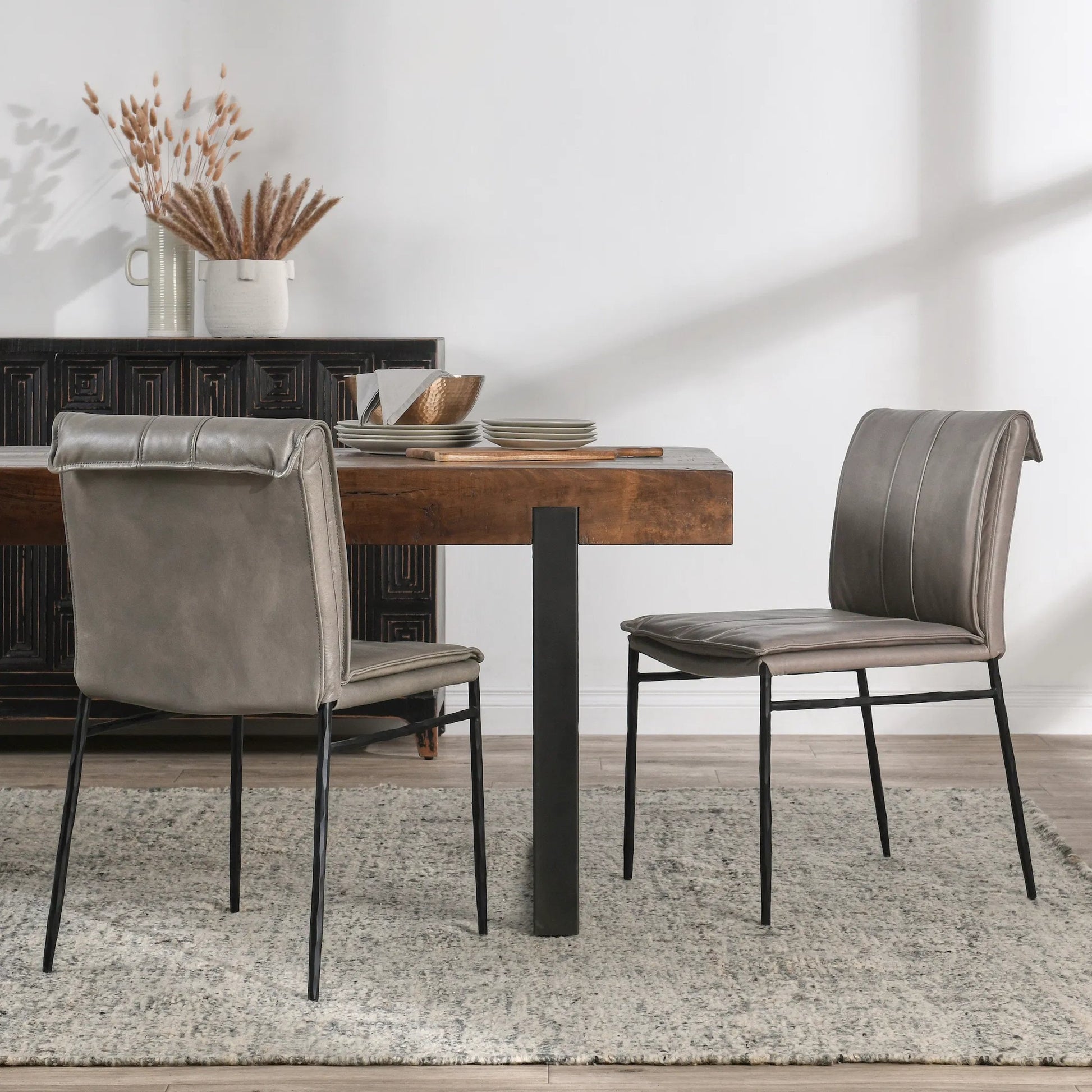 Mayer Genuine Leather Dining Chair (Set of 2) by Classic Home. Made from unique in a modern style.