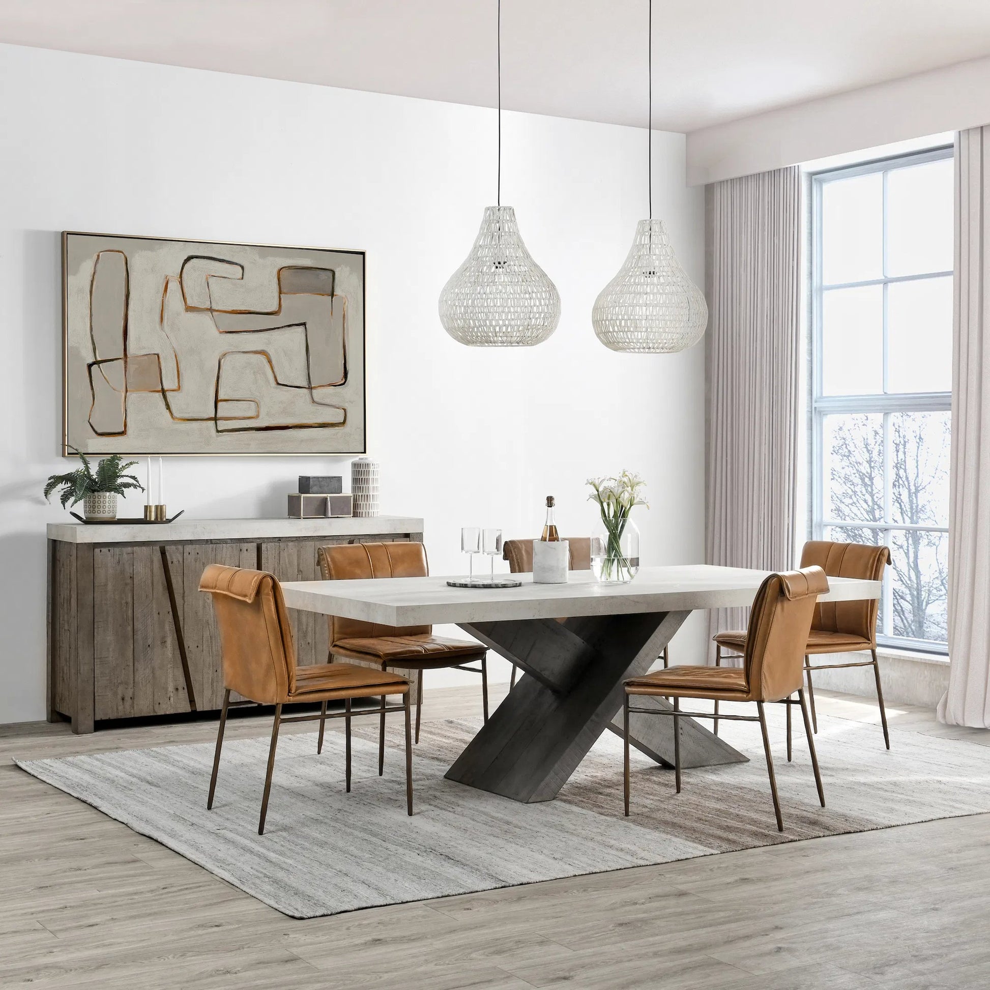 Mayer Genuine Leather Dining Chair (Set of 2) by Classic Home. Made from unique in a modern style.