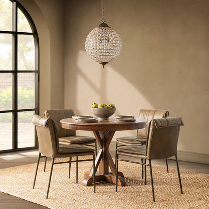 Mayer Genuine Leather Dining Chair (Set of 2) by Classic Home. Made from unique in a modern style.