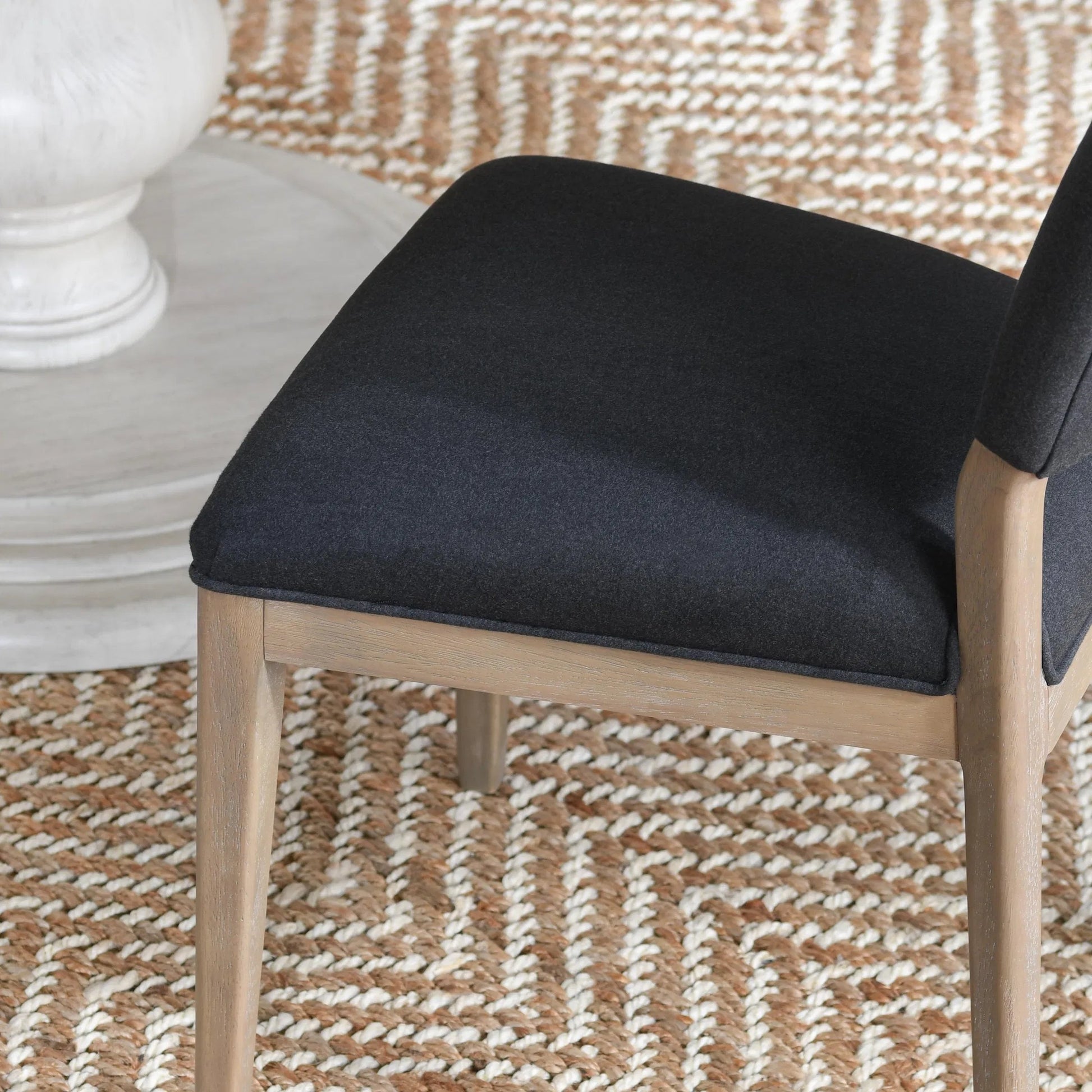 Phillip Upholstered Fabric Dining Chair (Set of 2) by Classic Home in gray. Made from unique in a modern style.