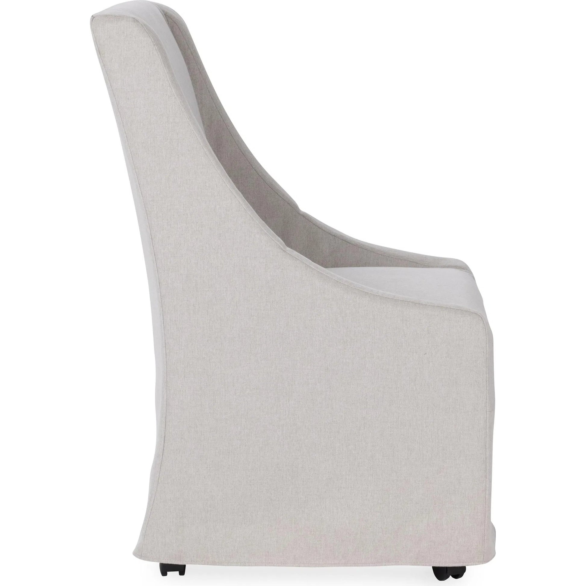 Warwick Upholstered Rolling Dining Chair by Classic Home. Made from 100% polyester in a unique style.