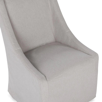 Warwick Upholstered Rolling Dining Chair by Classic Home. Made from 100% polyester in a unique style.