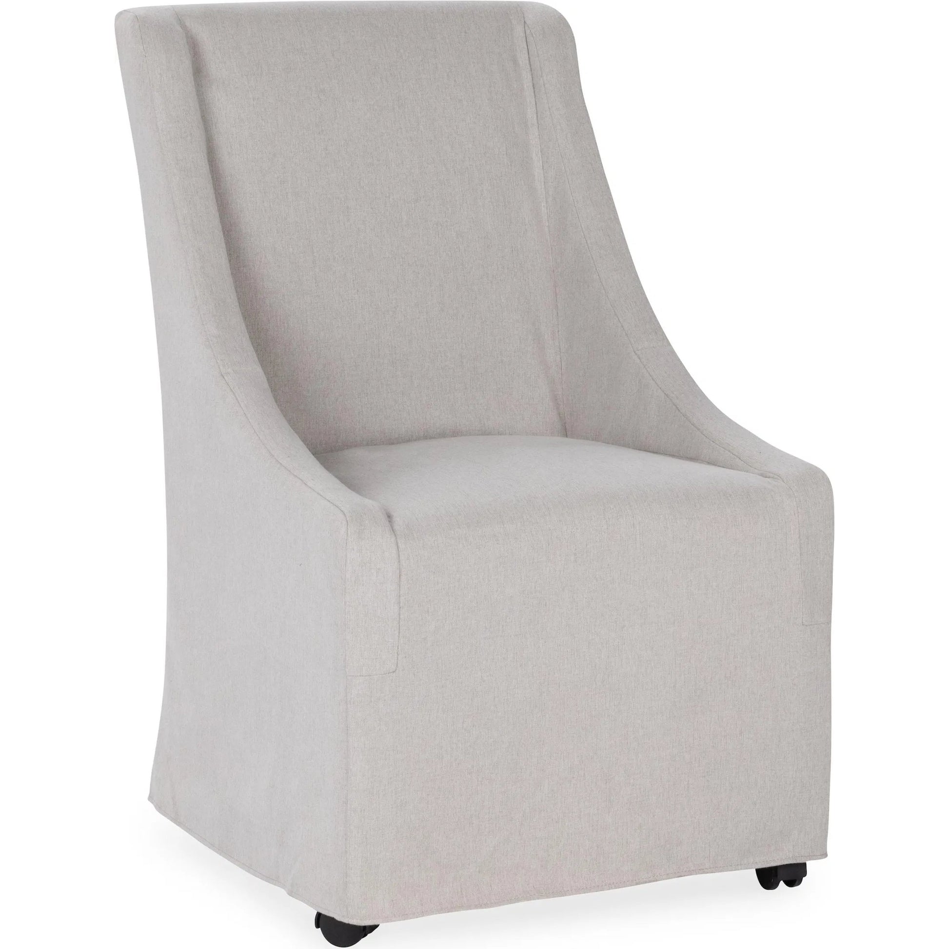 Warwick Upholstered Rolling Dining Chair by Classic Home. Made from 100% polyester in a unique style.