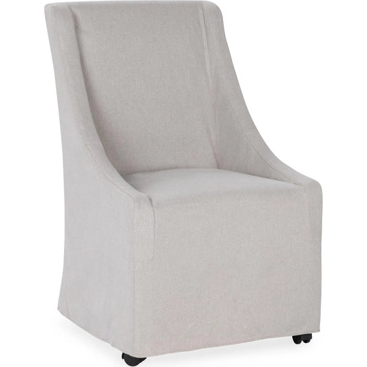 001 SI-2303344 | Primary Silo | Warwick Upholstered Rolling Dining Chair by Classic Home. Made from 100% polyester in a unique style.