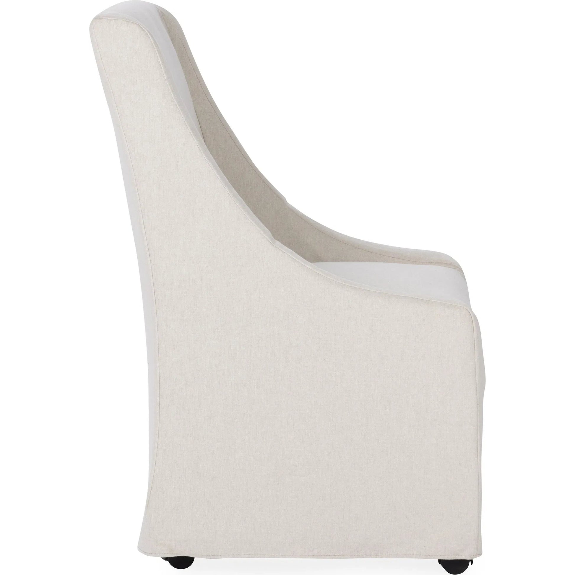 Warwick Upholstered Rolling Dining Chair by Classic Home. Made from 100% polyester in a unique style.