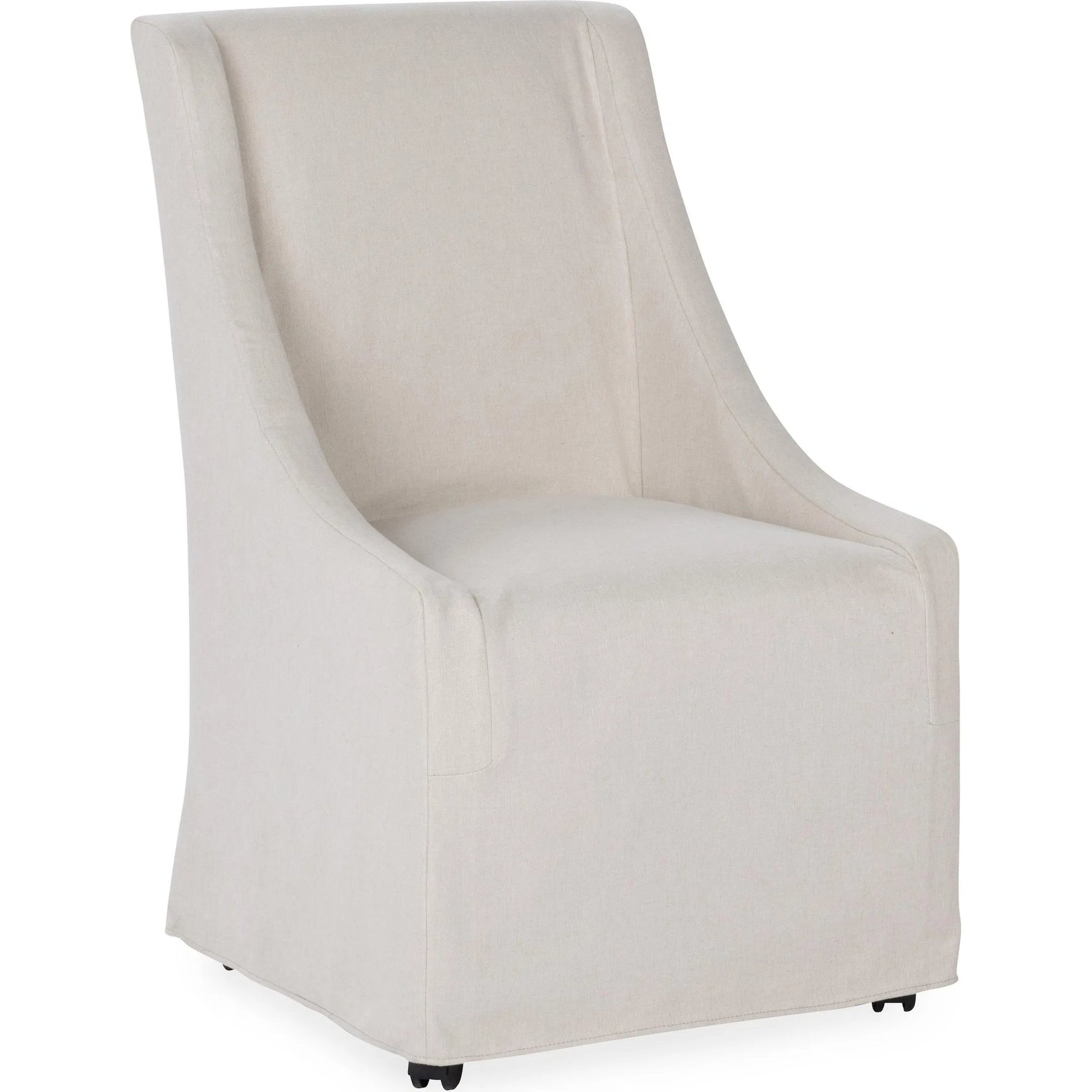 Warwick Upholstered Rolling Dining Chair by Classic Home. Made from 100% polyester in a unique style.