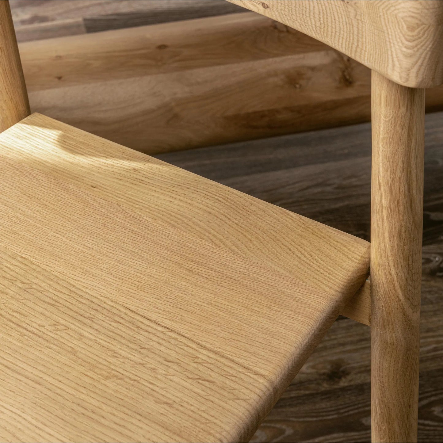 009 SI-2303310 | Closeup | Foundation Oak Wood Counter Height Chair by Classic Home. Made from oak wood in a transitional style.