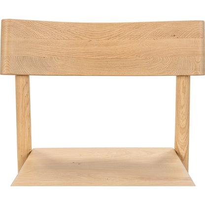 Foundation Oak Wood Counter Height Chair by Classic Home. Made from oak wood in a transitional style.