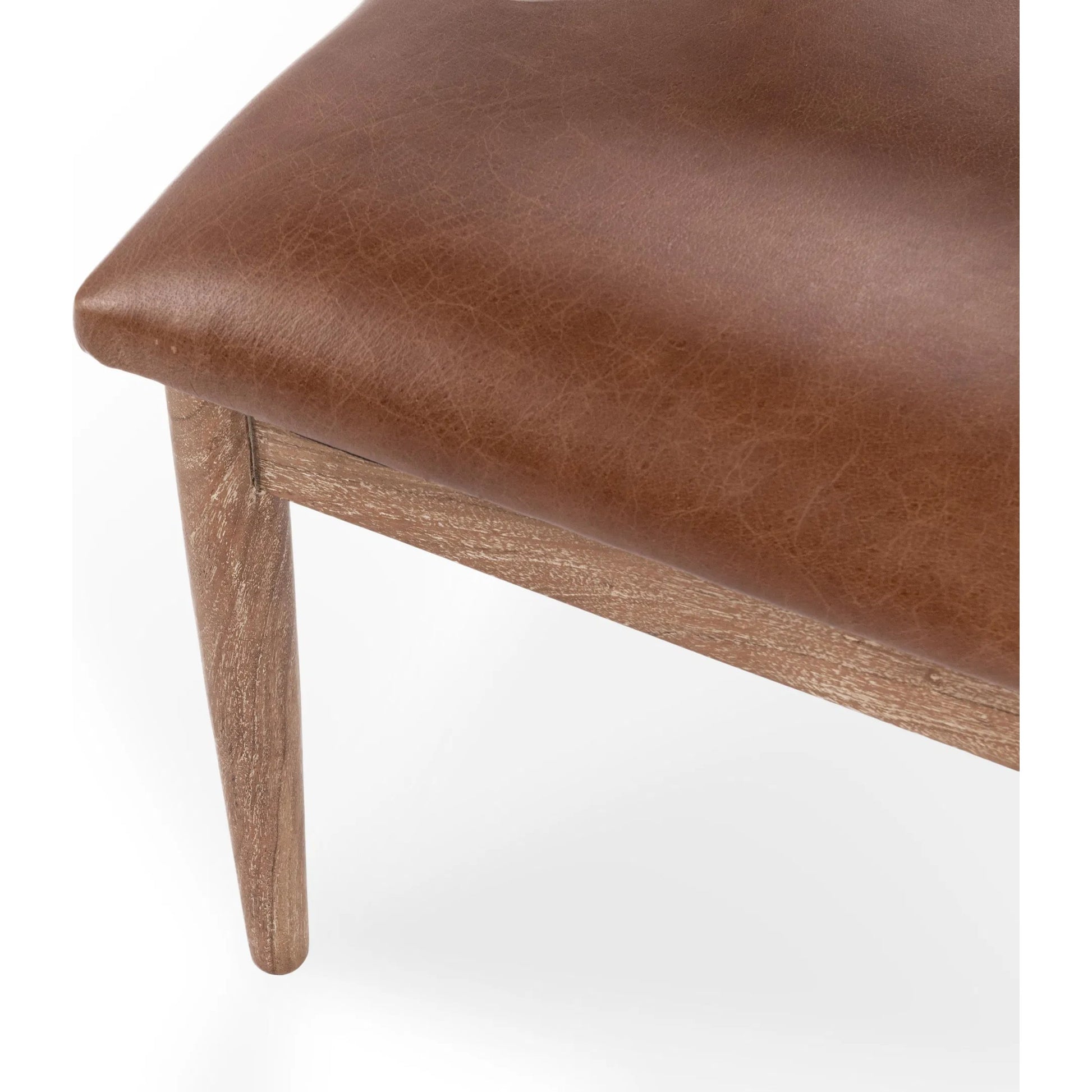 Alvaro Dining Chairs (Set of 2) by Classic Home in golden wheat. Made from acacia wood in a unique style.