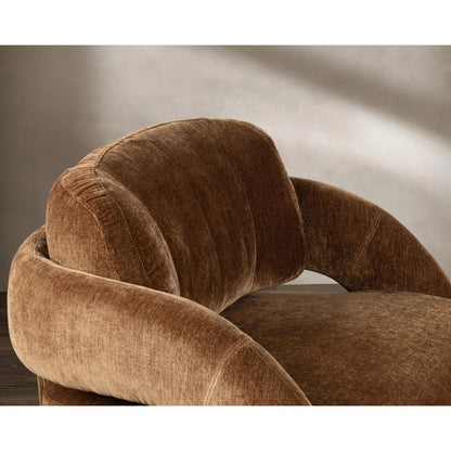 Salino Upholstered Fabric Lounge Accent Chair by Classic Home. Made from 100% polyester, rubber wood in a unique style.